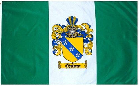 Christen family crest coat of arms flag