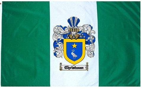 Christman family crest coat of arms flag