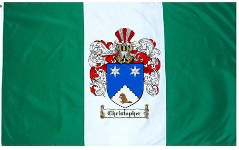 Christopher family crest coat of arms flag