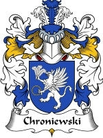 Chroniewski coat of arms family crest download