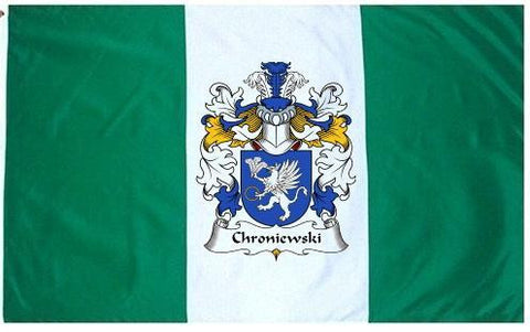 Chroniewski family crest coat of arms flag
