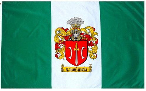 Chudzinski family crest coat of arms flag