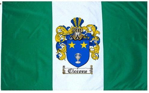 Ciccone family crest coat of arms flag