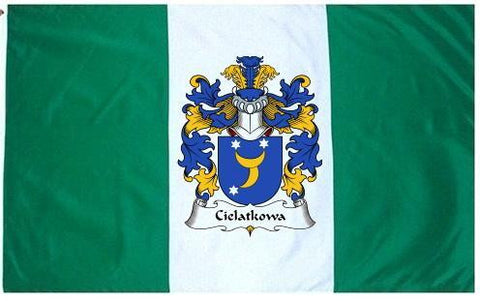 Cielatkowa family crest coat of arms flag