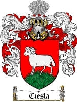 Ciesla coat of arms family crest download