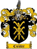 Ciesler coat of arms family crest download