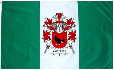 Cietrzew family crest coat of arms flag