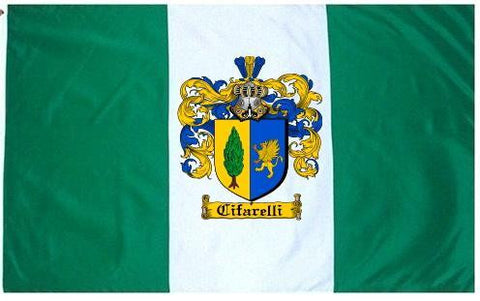Cifarelli family crest coat of arms flag
