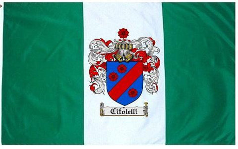Cifolelli family crest coat of arms flag