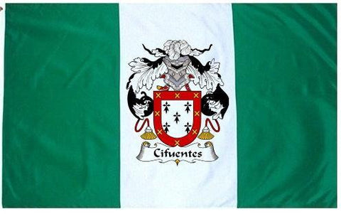 Cifuentes family crest coat of arms flag