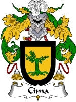 Cima coat of arms family crest download