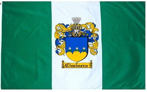 Ciminera family crest coat of arms flag