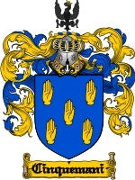 Cinquemani coat of arms family crest download