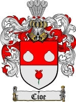 Cioe coat of arms family crest download