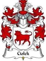 Ciolek coat of arms family crest download