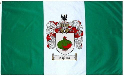 Cipullo family crest coat of arms flag