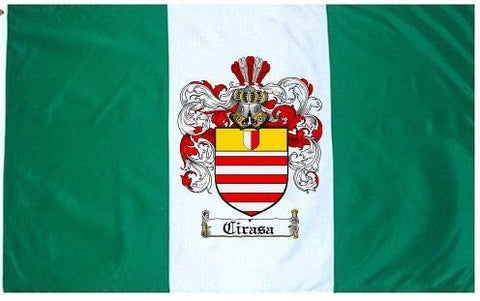 Cirasa family crest coat of arms flag