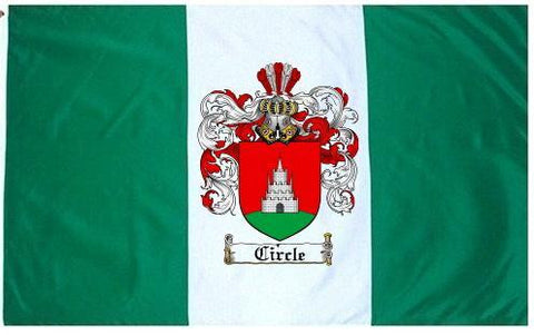 Circle family crest coat of arms flag