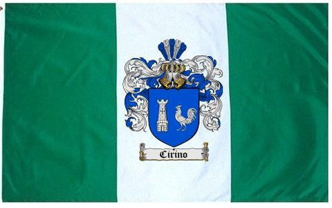 Cirino family crest coat of arms flag