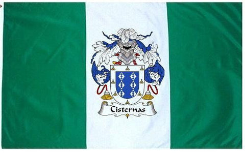 Cisternas family crest coat of arms flag