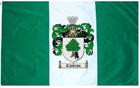 Citron family crest coat of arms flag