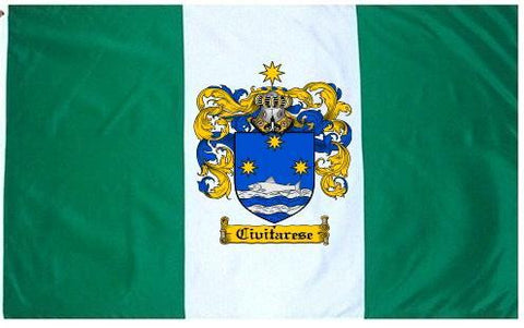 Civitarese family crest coat of arms flag