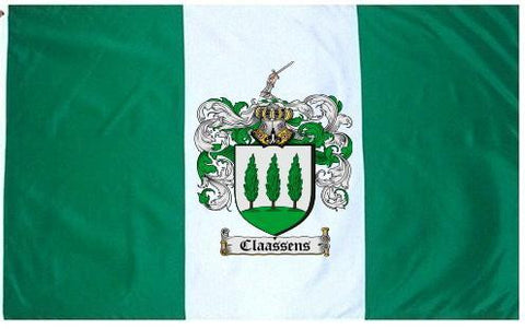 Claassens family crest coat of arms flag