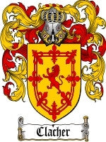 Clacher coat of arms family crest download