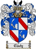 Clady coat of arms family crest download