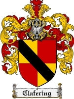 Clafering coat of arms family crest download