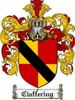 Claffering coat of arms family crest download