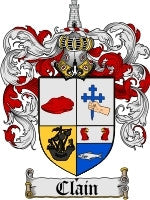 Clain coat of arms family crest download