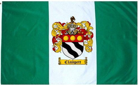 Clampett family crest coat of arms flag