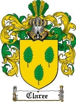 Claree coat of arms family crest download