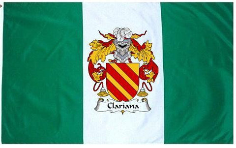 Clariana family crest coat of arms flag