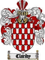 Claridy coat of arms family crest download