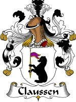 Claussen coat of arms family crest download