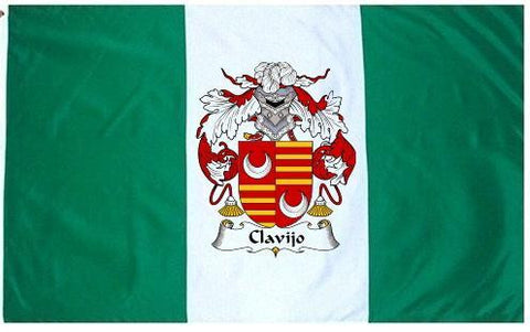 Claverol family crest coat of arms flag