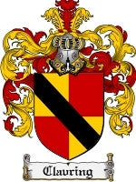 Clavring coat of arms family crest download