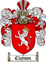 Clayson coat of arms family crest download