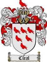 Cleal coat of arms family crest download