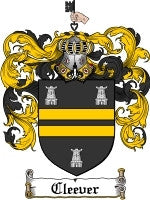 Cleever coat of arms family crest download