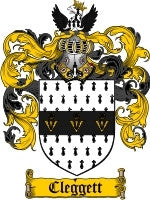 Cleggett coat of arms family crest download