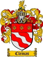 Clemas coat of arms family crest download