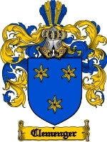 Clemenger coat of arms family crest download