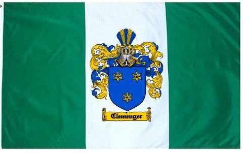 Clemenger family crest coat of arms flag