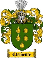 Clemente coat of arms family crest download