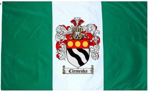 Clemesha family crest coat of arms flag
