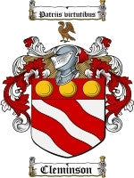 Cleminson coat of arms family crest download