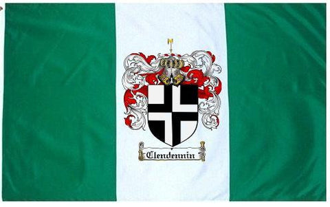 Clendennin family crest coat of arms flag